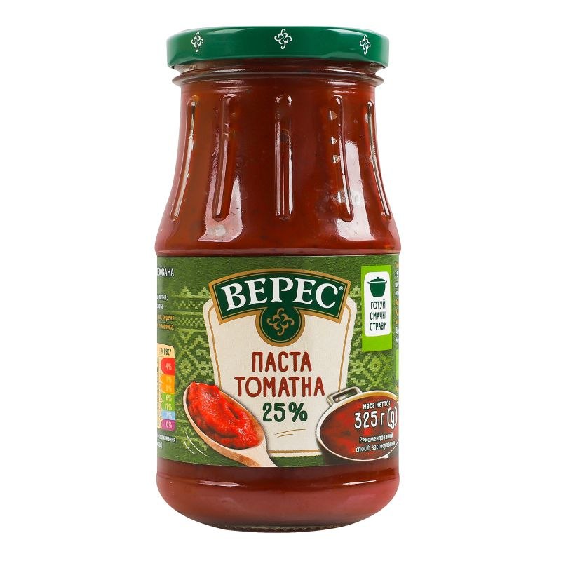 Паста томатна Верес 25% с/б 325г